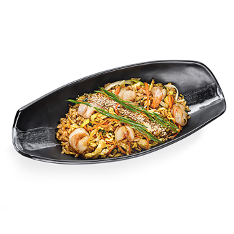 Рис смажений з креветкою