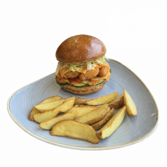 Shrimp burger