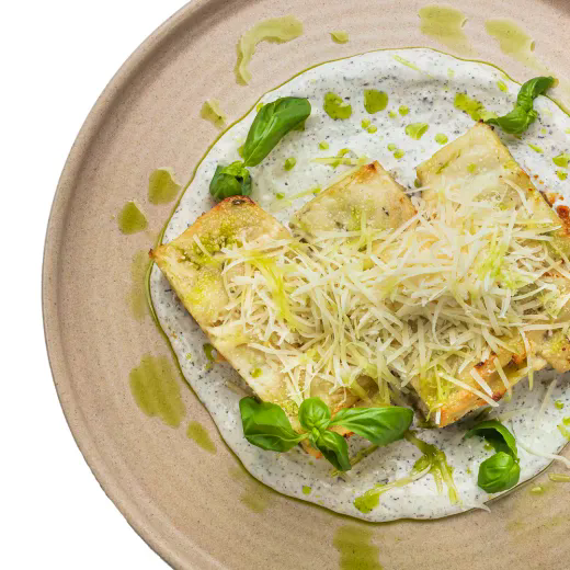 Лазанья з куркою і грибами