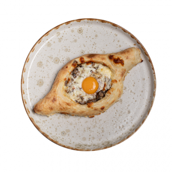 Adjarian khachapuri with porcini mushrooms 330g